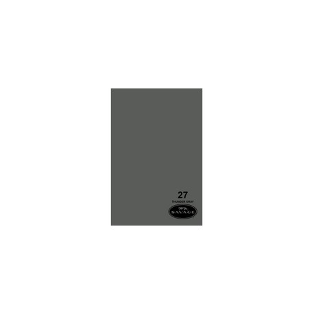Fondo de Papel Thunder Gray (Gris) Savage 2.72 x 11 m