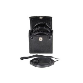 Kit de 3 Filtros Bower 72mm (UV, CPL Y DN) Con Tapa y Sujetador VFK72MM