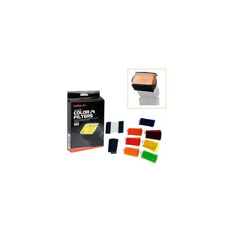 Kit de 7 Filtros de Colores para Flash CF07 Godox