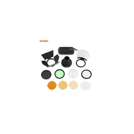 Kit de Filtros + Snoot para Flash AD200 Godox AK-R1