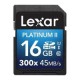 Tarjeta de Memoria Lexar 16GB SDHC Clase 10 UHS-I 300X Platinum II