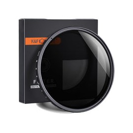 Filtro DN Variable 58 mm Slim K&F Concept ND2-ND400 para Canon